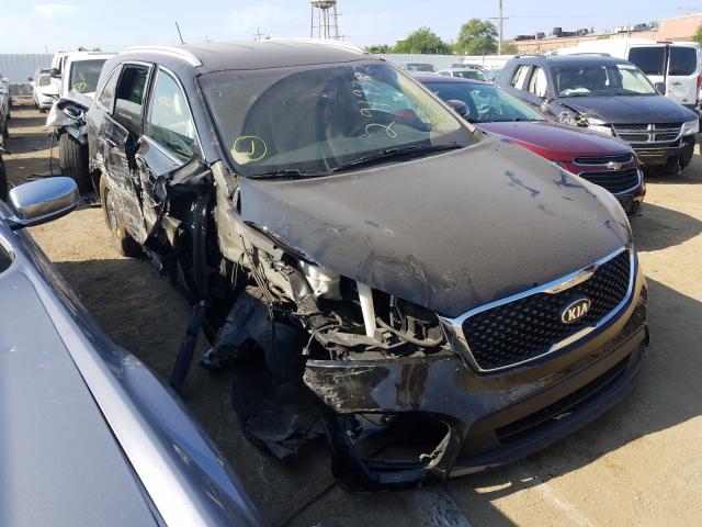 KIA SORENTO LX 2017 with VIN 5XYPGDA53HG240905 - Photo from auction