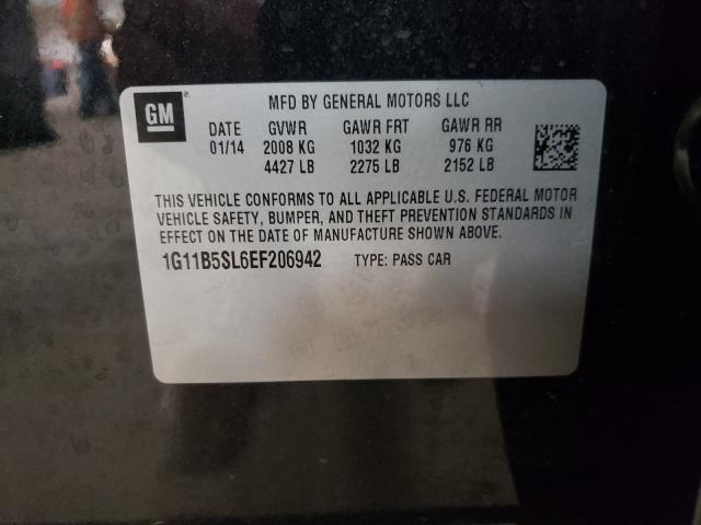 Photo 10 from auction – 2014 CHEVROLET MALIBU LS with VIN 1G11B5SL6EF206942