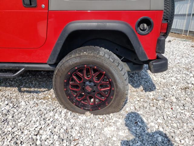 Photo 9 from auction – 2004 JEEP WRANGLER X with VIN 1J4FA39S54P705882
