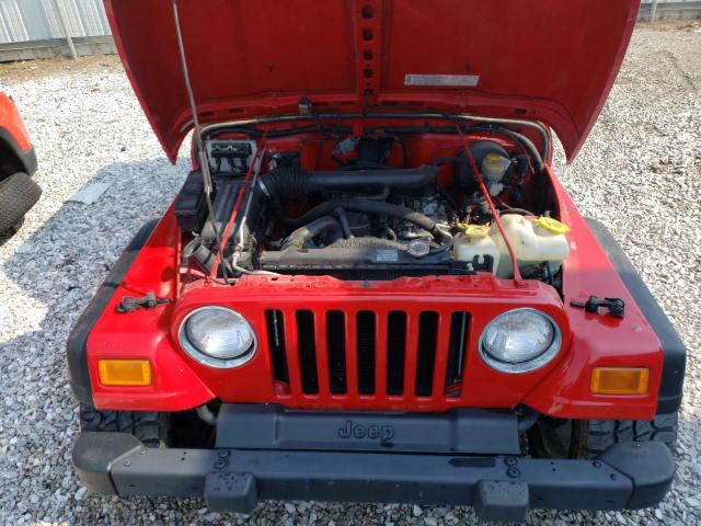 Photo 7 from auction – 2004 JEEP WRANGLER X with VIN 1J4FA39S54P705882