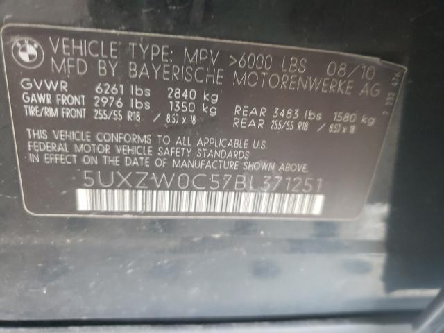 Zdjęcie 10 z aukcji – 2011 BMW X5 z VIN 5UXZW0C57BL371251