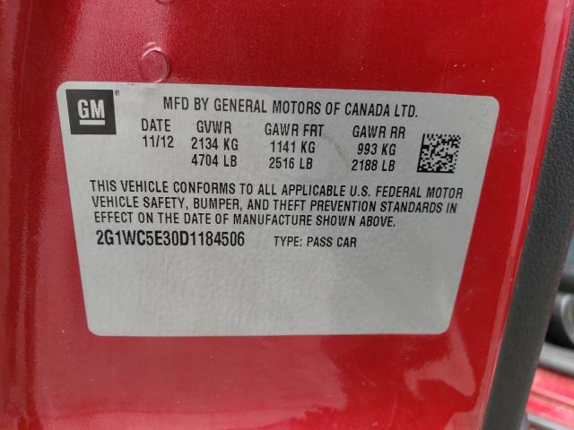 Photo 10 from auction – 2013 CHEVROLET IMPALA LTZ with VIN 2G1WC5E30D1184506