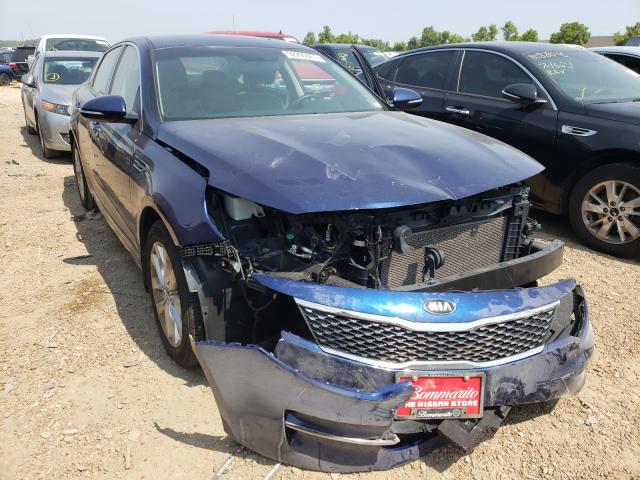 KIA OPTIMA EX 2016 with VIN 5XXGU4L38GG083931 - Photo from auction