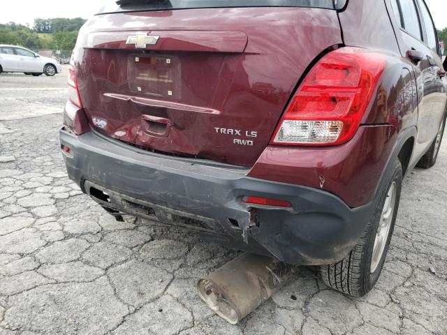 Photo 9 from auction – 2016 CHEVROLET TRAX LS with VIN 3GNCJNSB8GL271561