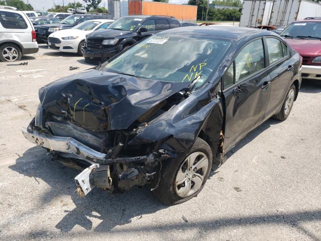 Photo 2 from auction – 2013 HONDA CIVIC LX with VIN 19XFB2F53DE083102