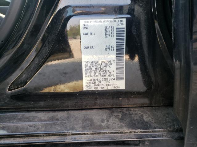 Photo 10 from auction – 2018 NISSAN ALTIMA 2.5 with VIN 1N4AL3AP6JC209824