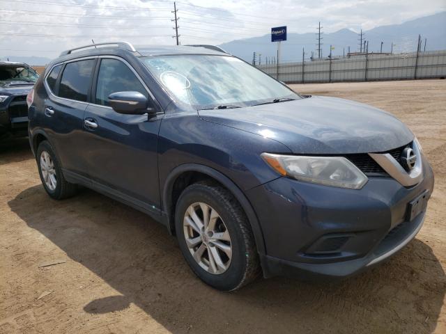 NISSAN ROGUE S 2015 with VIN KNMAT2MV1FP537568 - Photo from auction