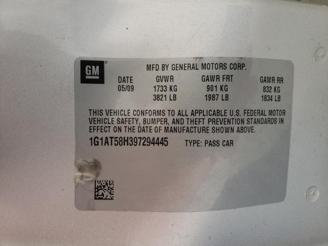 Photo 10 from auction – 2009 CHEVROLET COBALT LT with VIN 1G1AT58H397294445