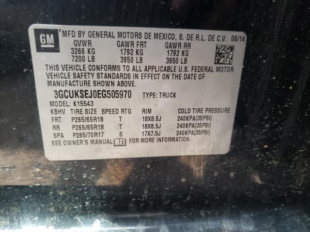 Photo 10 from auction – 2014 CHEVROLET SILVERADO with VIN 3GCUKSEJ0EG505970