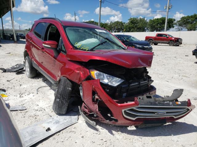 FORD ECOSPORT S 2018 with VIN MAJ6P1UL3JC236552 - Photo from auction