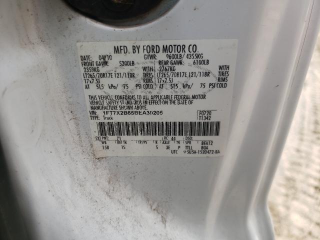 Photo 10 from auction – 2011 FORD F250 SUPER with VIN 1FT7X2B65BEA30205