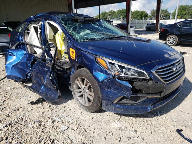 HYUNDAI SONATA SE 2016 with VIN 5NPE24AF4GH306528 - Photo from auction