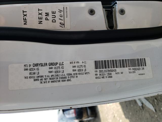 Photo 10 from auction – 2011 DODGE CHARGER with VIN 2B3CL3CG7BH566428