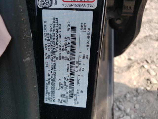 Photo 10 from auction – 2019 FORD FIESTA S with VIN 3FADP4AJ2KM162228