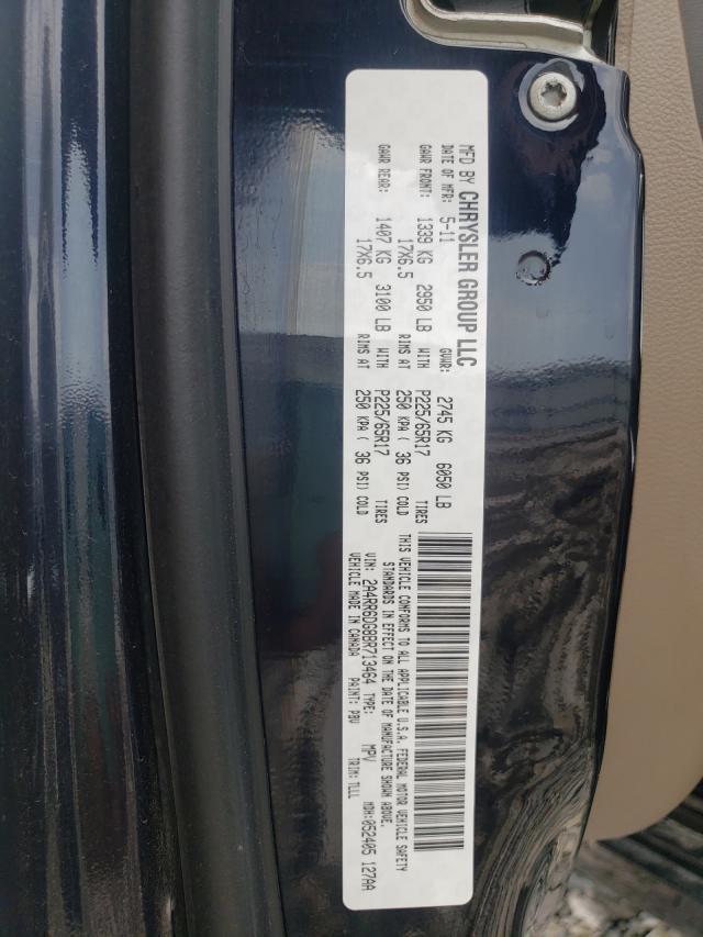 Photo 10 from auction – 2011 CHRYSLER TOWN & COU with VIN 2A4RR6DG8BR713464