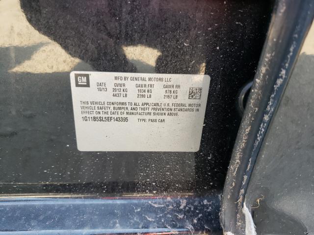 Photo 10 from auction – 2014 CHEVROLET MALIBU LS with VIN 1G11B5SL5EF143395