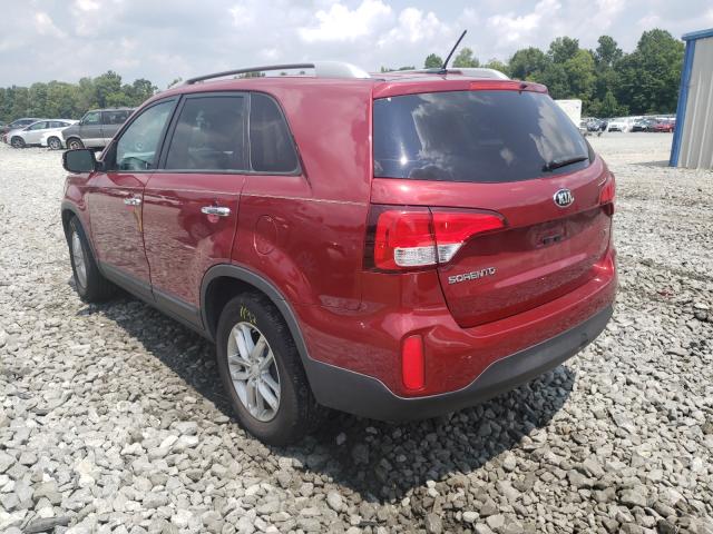 Photo 3 from auction – 2015 KIA SORENTO LX with VIN 5XYKT3A62FG662203