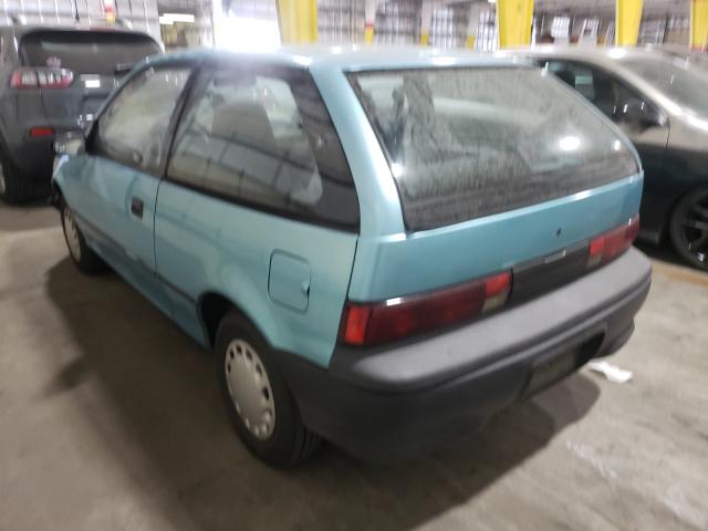 Photo 3 from auction – 1992 GEO METRO BASE with VIN 2C1MR2464N6734119