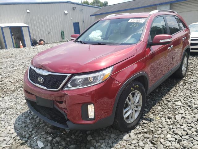 Photo 2 from auction – 2015 KIA SORENTO LX with VIN 5XYKT3A62FG662203