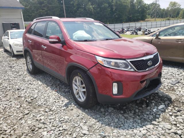 KIA SORENTO LX 2015 with VIN 5XYKT3A62FG662203 - Photo from auction