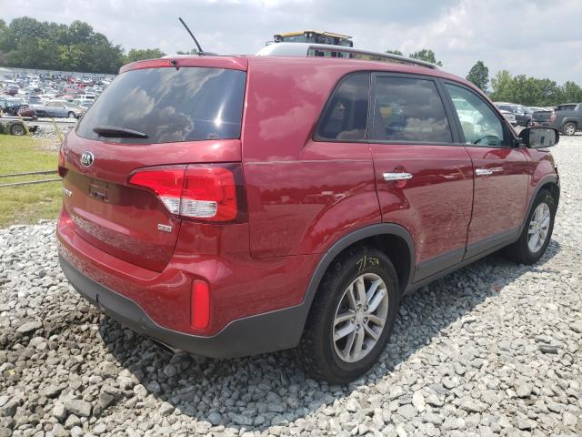 Photo 4 from auction – 2015 KIA SORENTO LX with VIN 5XYKT3A62FG662203