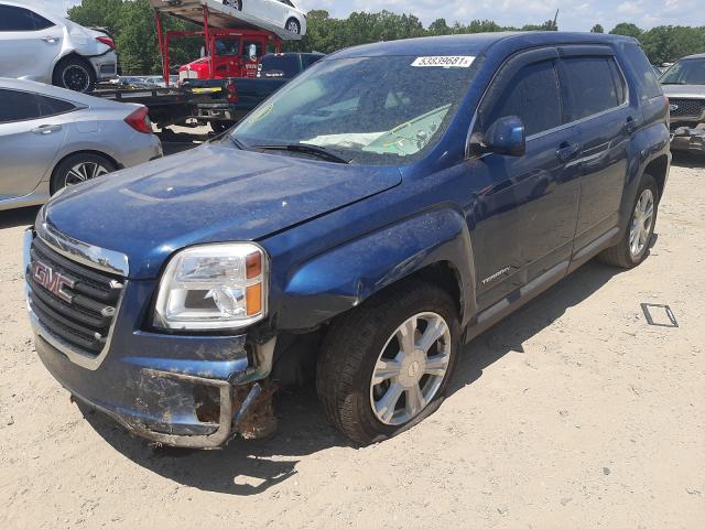 Photo 2 from auction – 2017 GMC TERRAIN SL with VIN 2GKALMEKXH6126239
