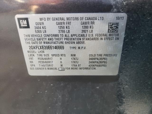 Photo 10 from auction – 2014 GMC TERRAIN SL with VIN 2GKFLXE39E6146669
