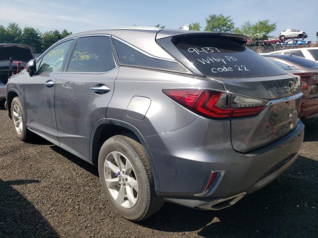 Photo 3 from auction – 2016 LEXUS RX 350 BAS with VIN 2T2BZMCA8GC009437