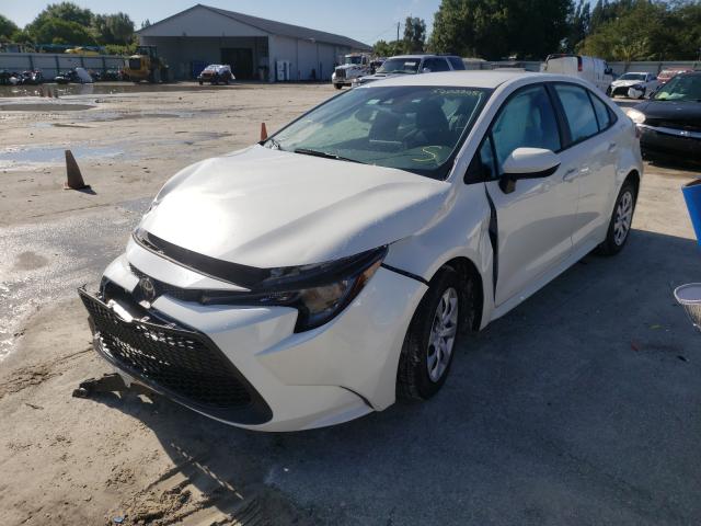 Photo 2 from auction – 2021 TOYOTA COROLLA LE with VIN 5YFEPMAE0MP160054