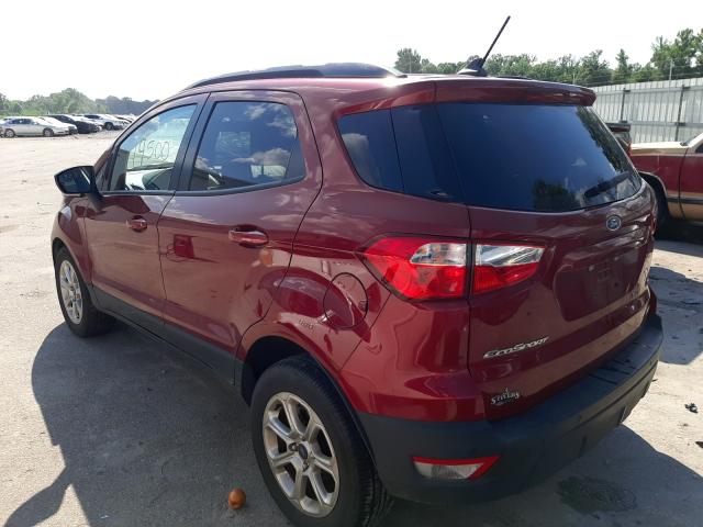 Photo 3 from auction – 2020 FORD ECOSPORT S with VIN MAJ3S2GEXLC342231