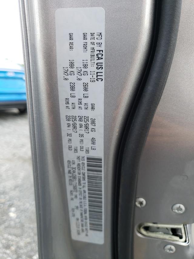 Photo 10 from auction – 2020 JEEP COMPASS LA with VIN 3C4NJDBB1LT156872