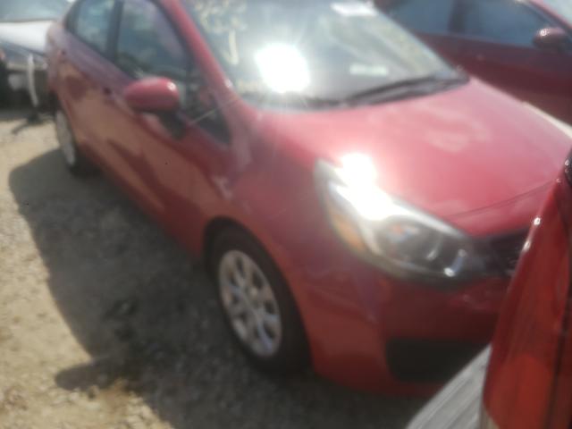 KIA RIO LX 2013 with VIN KNADM4A32D6184959 - Photo from auction