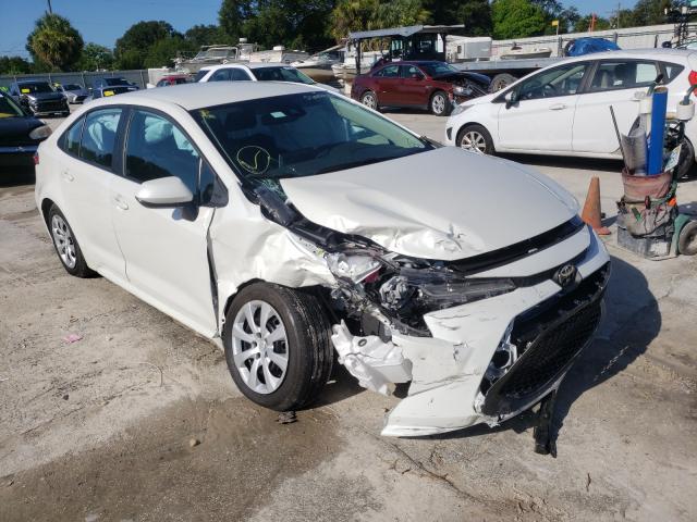 TOYOTA COROLLA LE 2021 with VIN 5YFEPMAE0MP160054 - Photo from auction