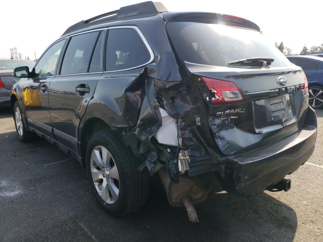 Photo 3 from auction – 2010 SUBARU OUTBACK 3. with VIN 4S4BRDLC0A2344490