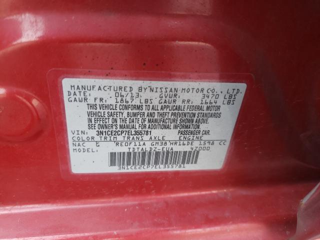 Photo 10 from auction – 2014 NISSAN VERSA NOTE with VIN 3N1CE2CP7EL355781