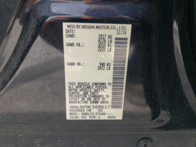 Photo 10 from auction – 2017 NISSAN ALTIMA 2.5 with VIN 1N4AL3AP5HC169617