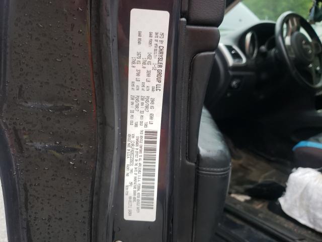 Photo 10 from auction – 2012 JEEP GRAND CHER with VIN 1C4RJFAG9CC239231