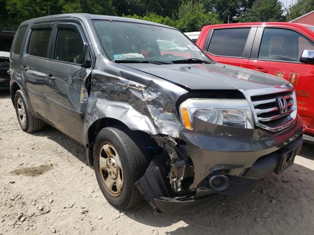 HONDA PILOT LX 2012 with VIN 5FNYF4H22CB077666 - Photo from auction