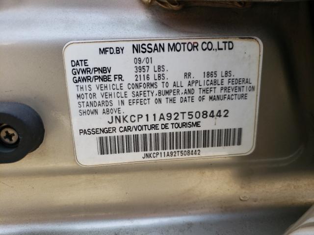 Photo 10 from auction – 2002 INFINITI G20 with VIN JNKCP11A92T508442