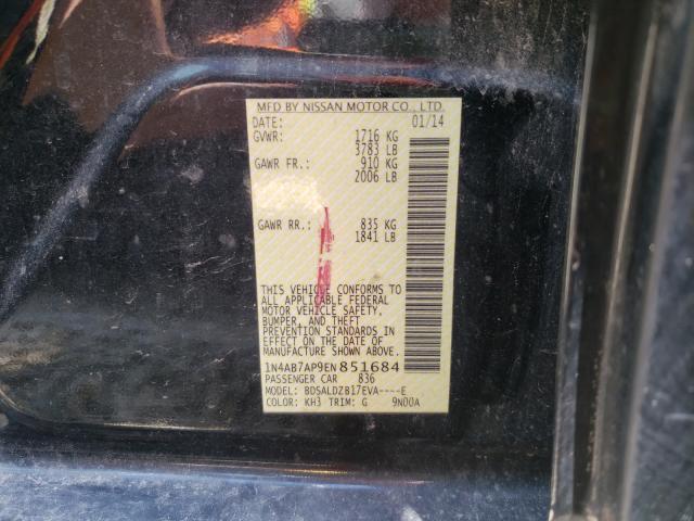 Photo 10 from auction – 2014 NISSAN SENTRA S with VIN 1N4AB7AP9EN851684