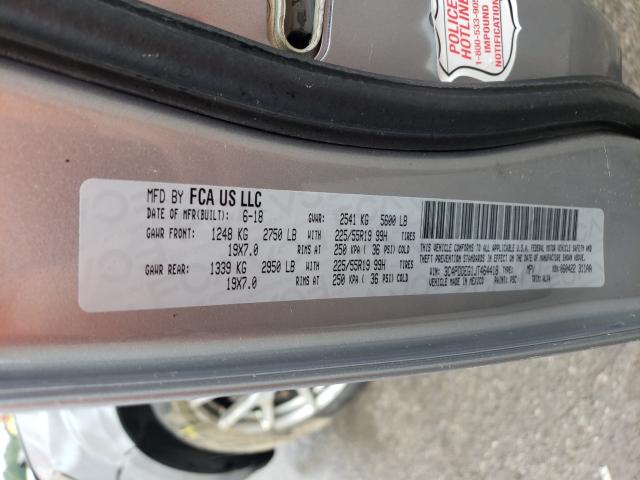 Photo 10 from auction – 2018 DODGE JOURNEY GT with VIN 3C4PDDEG1JT464418