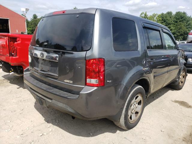 Photo 4 from auction – 2012 HONDA PILOT LX with VIN 5FNYF4H22CB077666