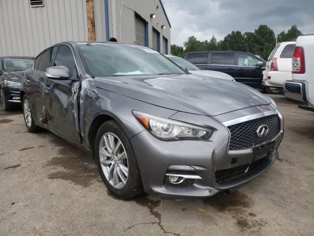 INFINITI Q50 BASE 2015 with VIN JN1BV7AR5FM421829 - Photo from auction