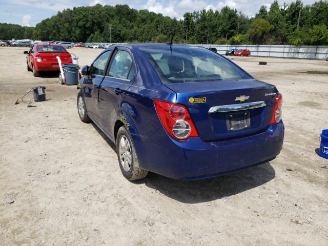 Photo 3 from auction – 2014 CHEVROLET SONIC LT with VIN 1G1JC5SH4E4117343