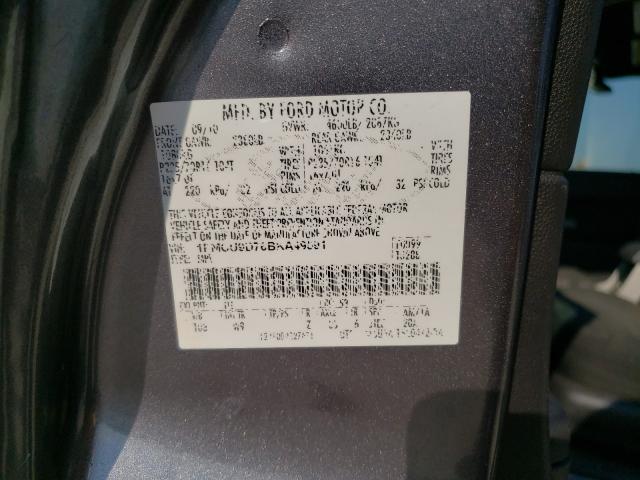 Photo 10 from auction – 2011 FORD ESCAPE XLT with VIN 1FMCU9D76BKA4959