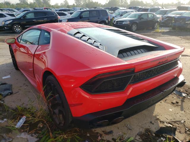 Photo 3 from auction – 2016 LAMBORGHINI HURACAN with VIN ZHWUC2ZF3GLA04025