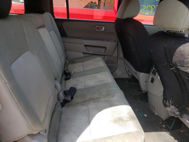 Photo 6 from auction – 2012 HONDA PILOT LX with VIN 5FNYF4H22CB077666