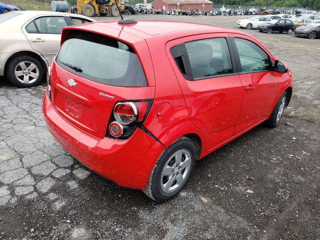 Photo 4 from auction – 2015 CHEVROLET SONIC LS with VIN 1G1JB6SHXF4157257