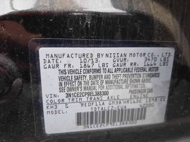 Photo 10 from auction – 2014 NISSAN VERSA NOTE with VIN 3N1CE2CP9EL388300