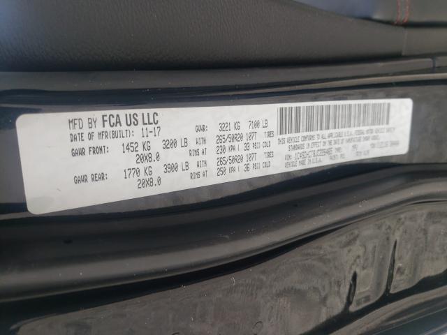 Photo 10 from auction – 2018 DODGE DURANGO R/ with VIN 1C4SDHCT8JC226465